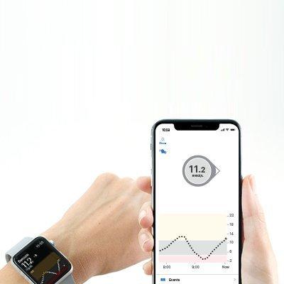 With Dexcom G6 CGM see your glucose readings on your smart device